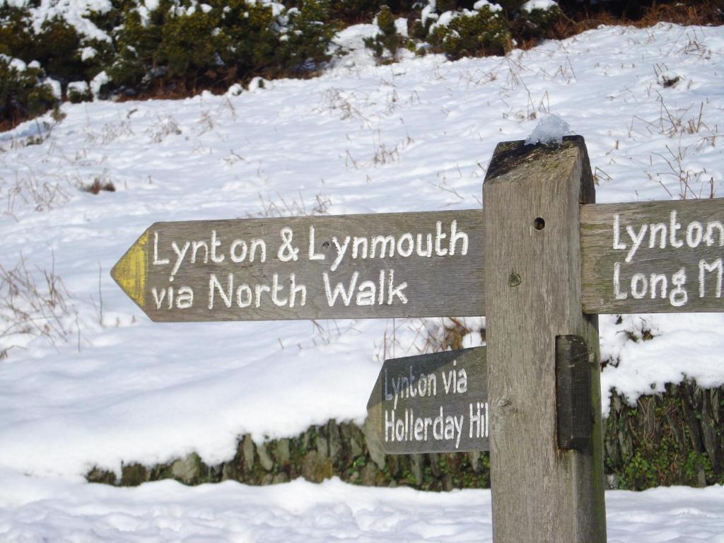Croft House B&B Lynton Bagian luar foto